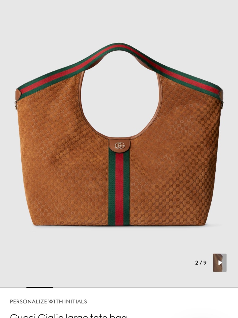 Authentic large Gucci Giglio bag - Picture 2 of 9